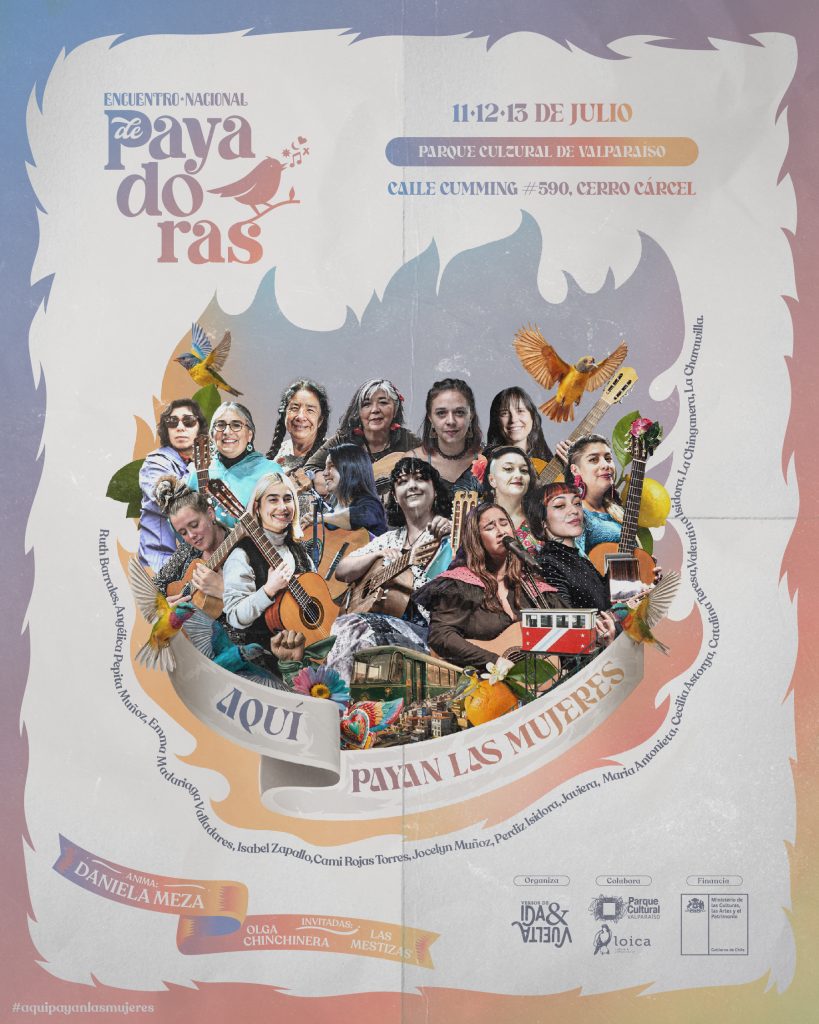 “Aquí Payan las Mujeres”: Encuentro Nacional de Payadoras reúne a cantoras de todo Chile en el Parque Cultural de Valparaíso 